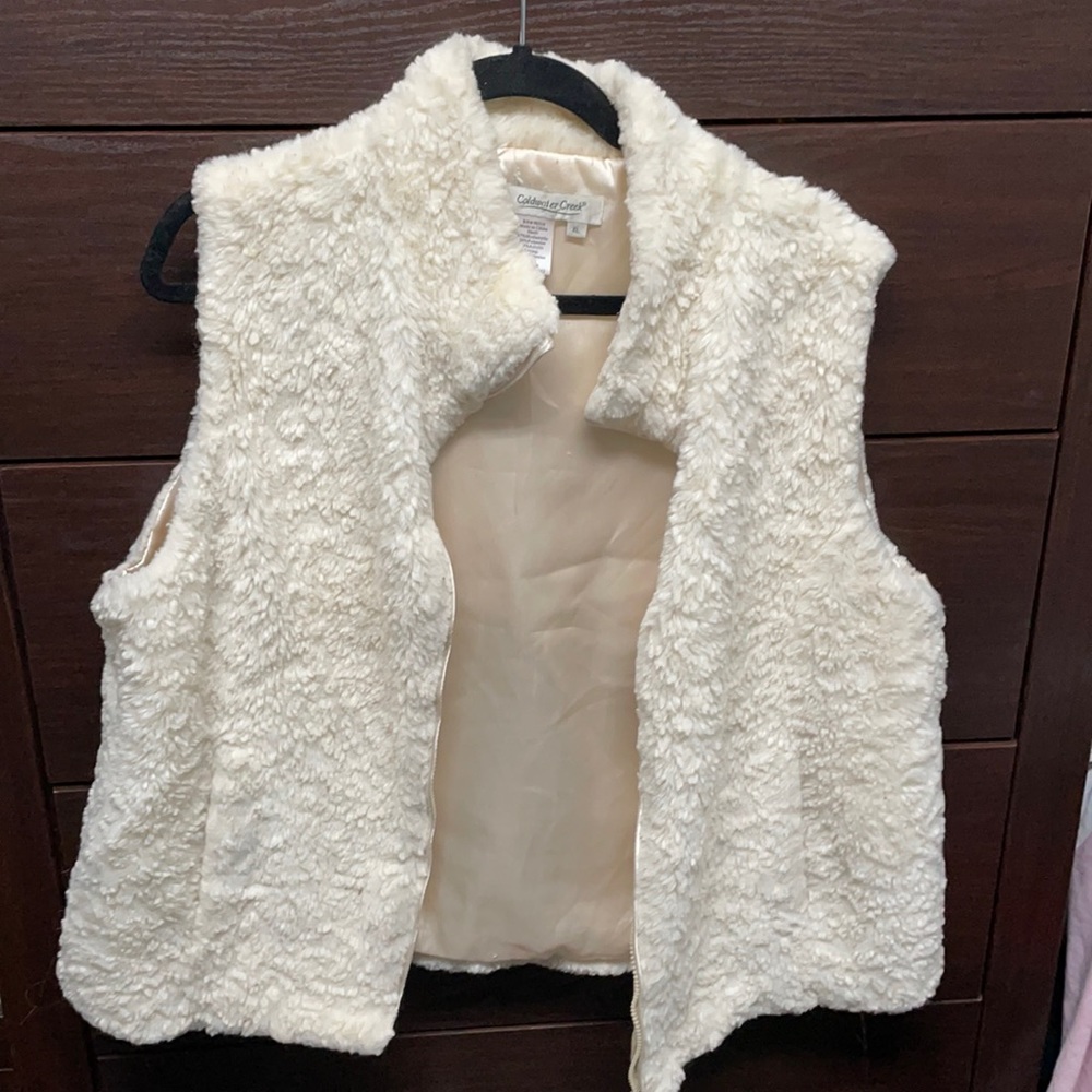 Coldwater Creek Fuzzy Vest